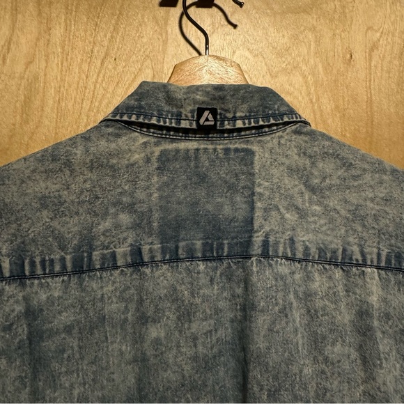 Lira Acid Wash Long Sleeve Button Down - Picture 7 of 8